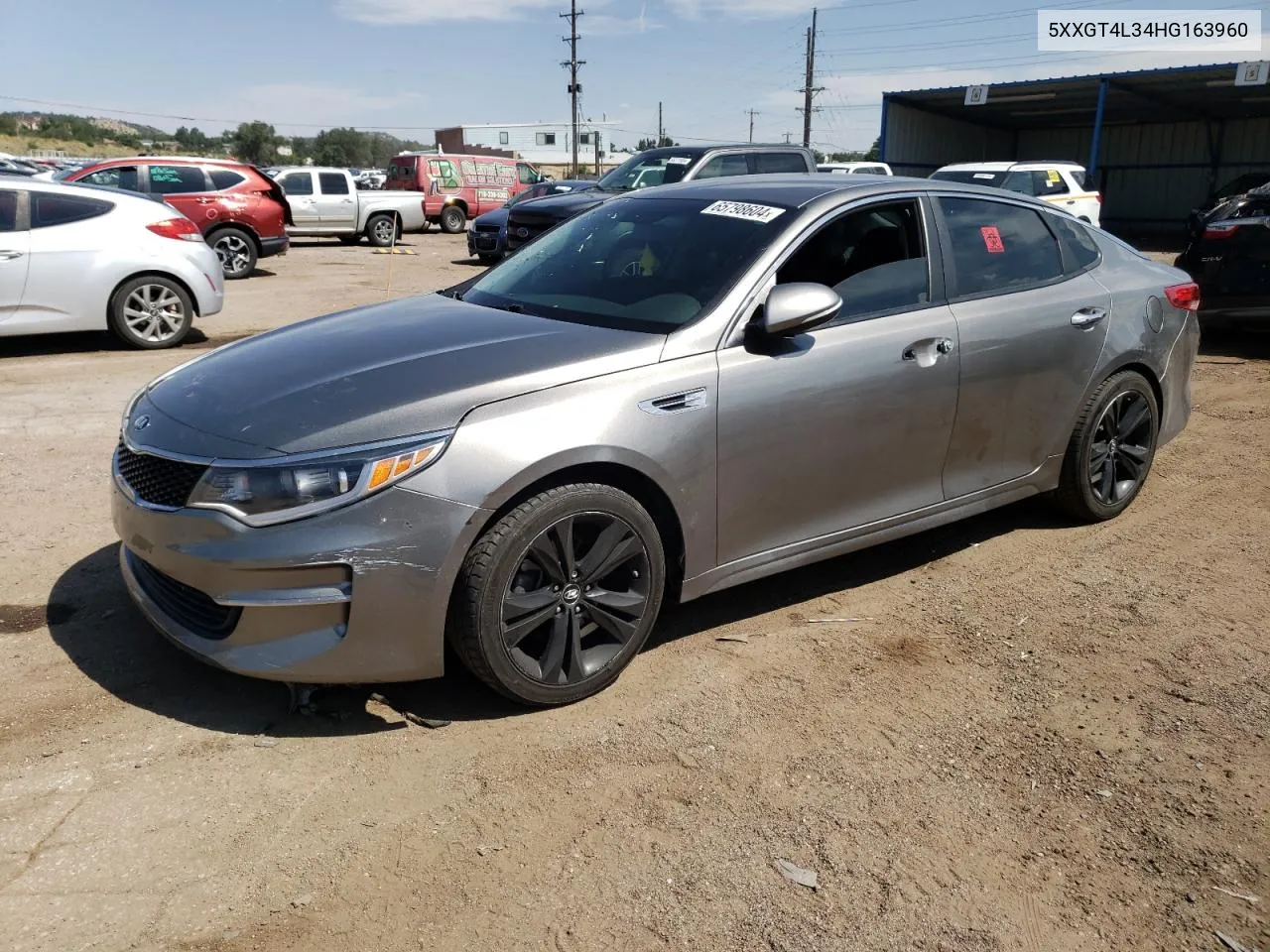 2017 Kia Optima Lx VIN: 5XXGT4L34HG163960 Lot: 65798604