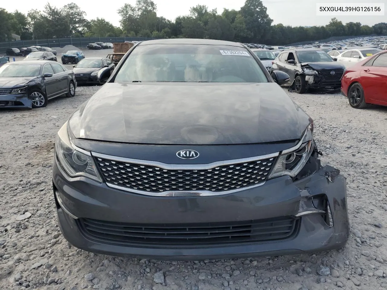 2017 Kia Optima Ex VIN: 5XXGU4L39HG126156 Lot: 67362264