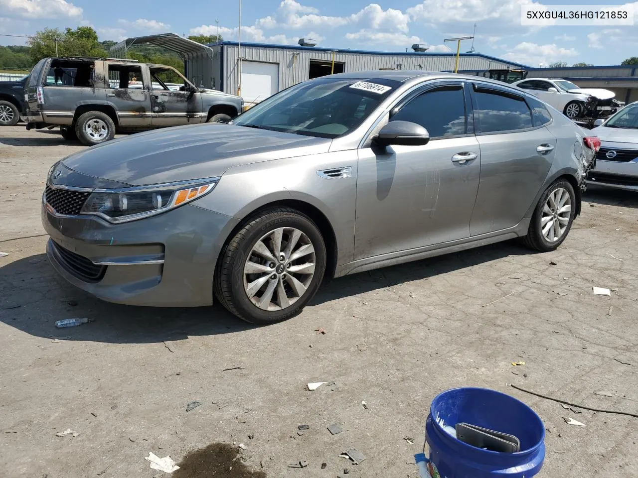 2017 Kia Optima Ex VIN: 5XXGU4L36HG121853 Lot: 67706914