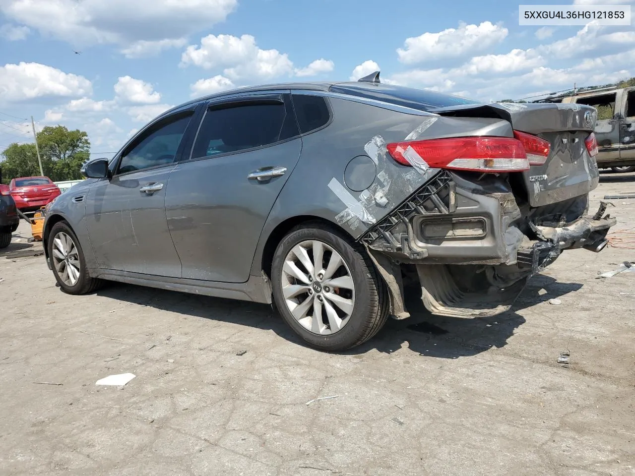 2017 Kia Optima Ex VIN: 5XXGU4L36HG121853 Lot: 67706914