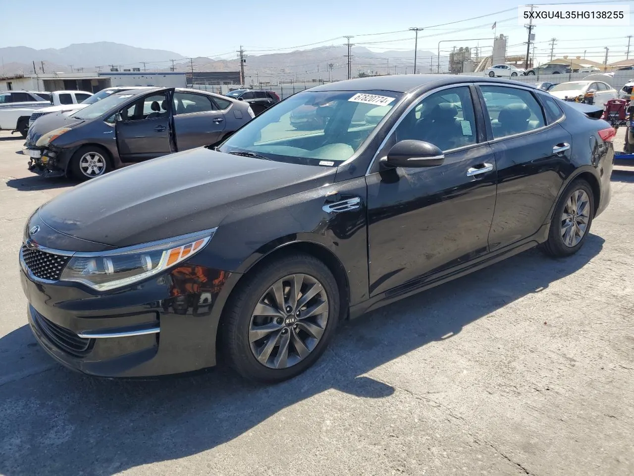 5XXGU4L35HG138255 2017 Kia Optima Ex