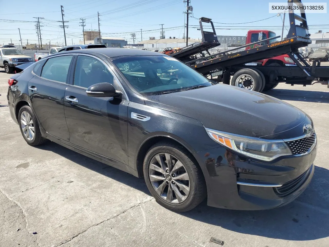 5XXGU4L35HG138255 2017 Kia Optima Ex