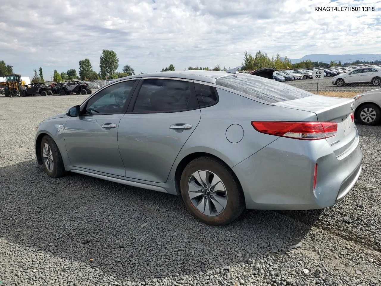 KNAGT4LE7H5011318 2017 Kia Optima Hybrid