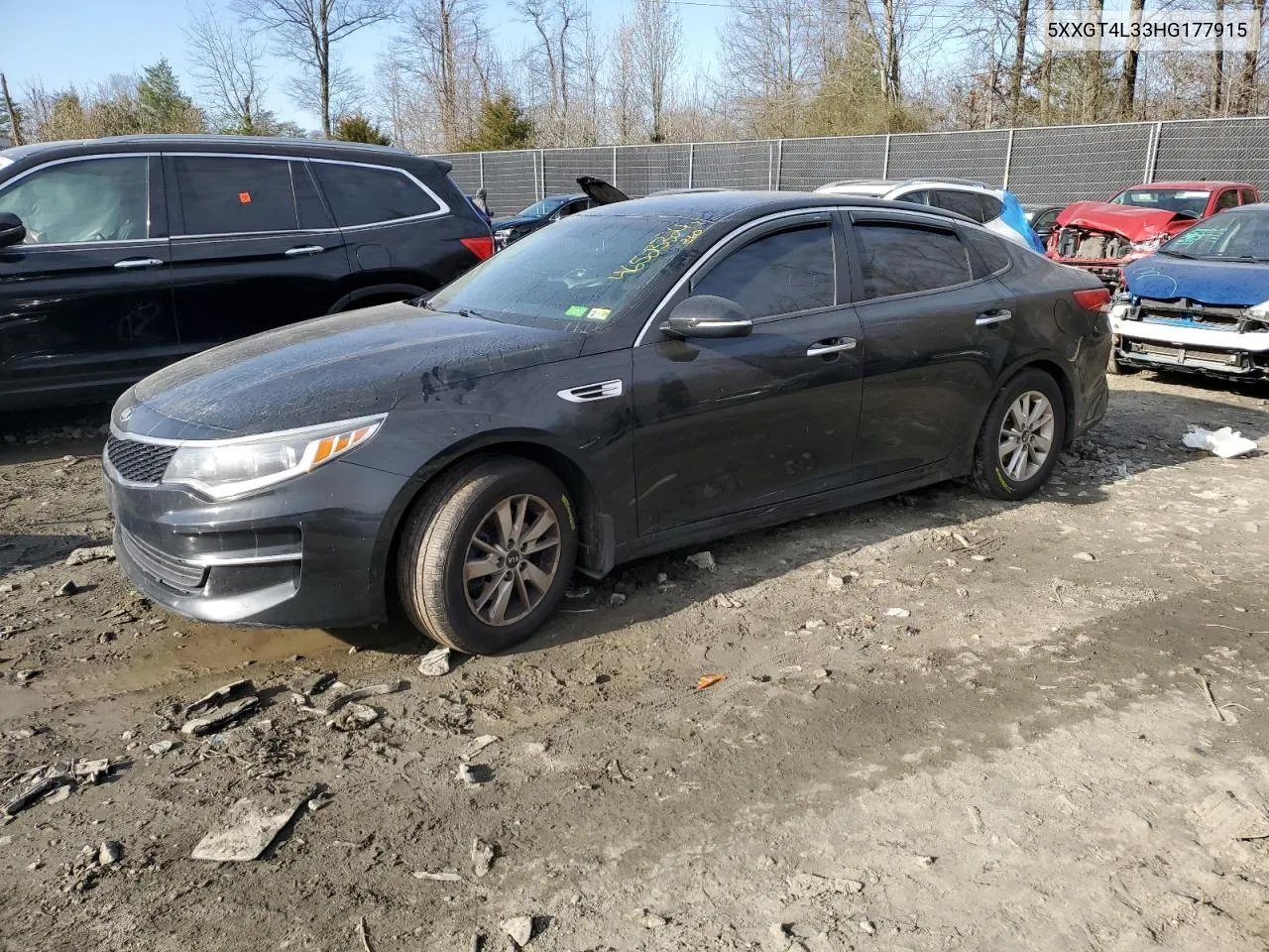 2017 Kia Optima Lx VIN: 5XXGT4L33HG177915 Lot: 68243844