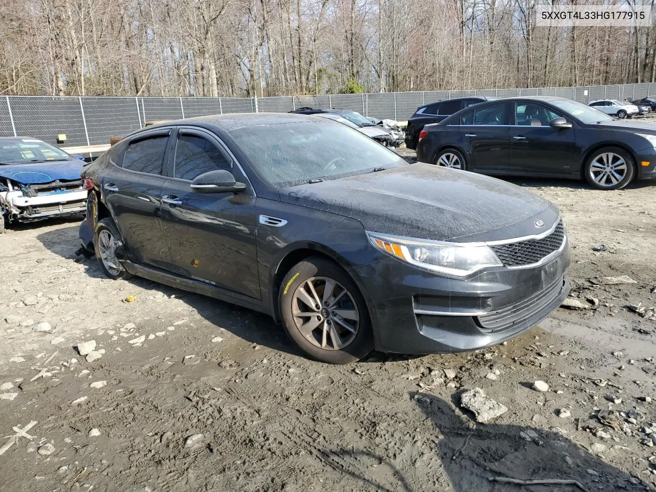 2017 Kia Optima Lx VIN: 5XXGT4L33HG177915 Lot: 68243844