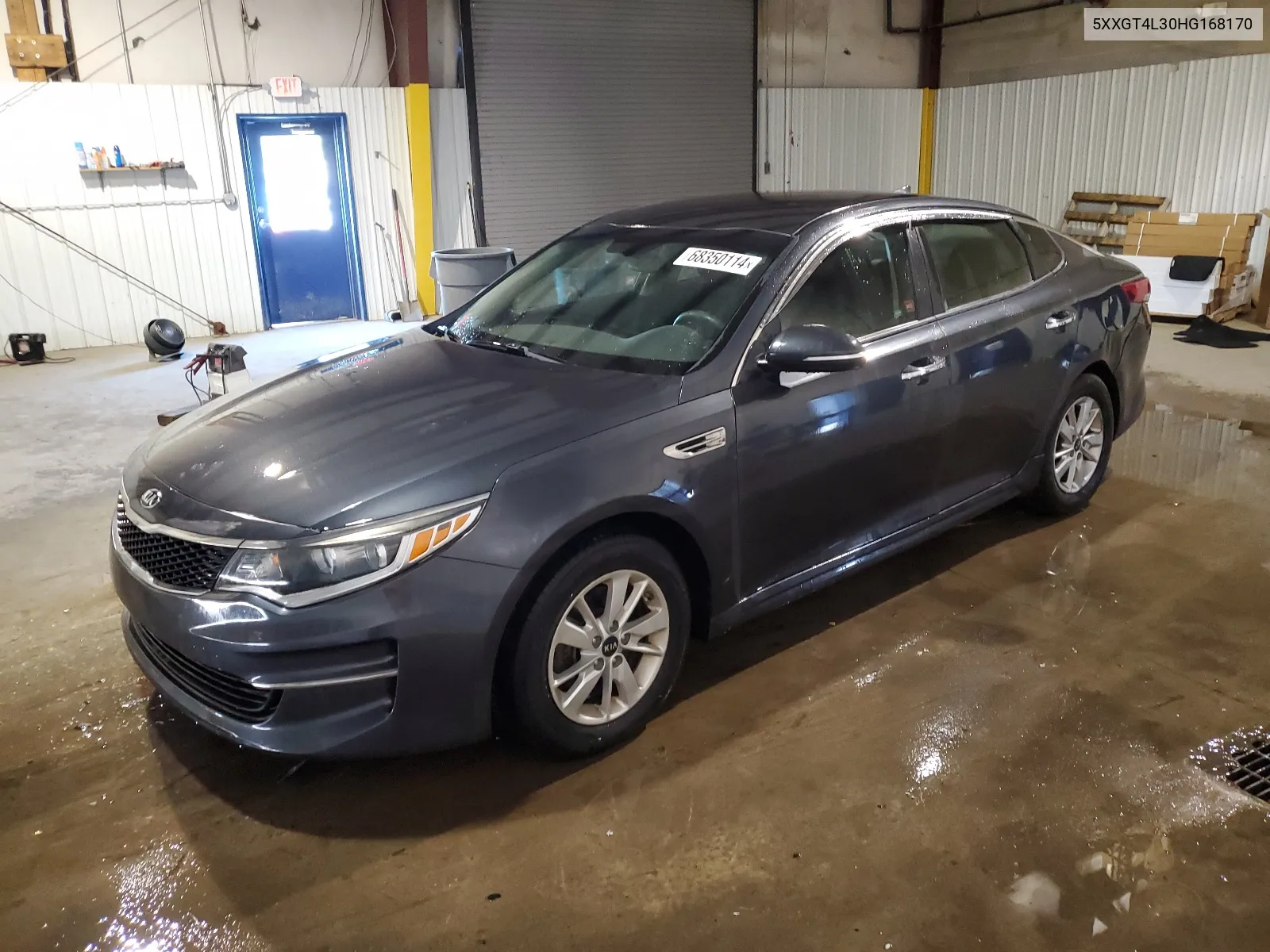 2017 Kia Optima Lx VIN: 5XXGT4L30HG168170 Lot: 68350114