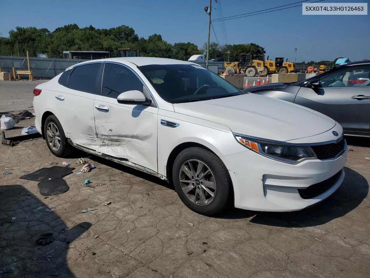 5XXGT4L33HG126463 2017 Kia Optima Lx