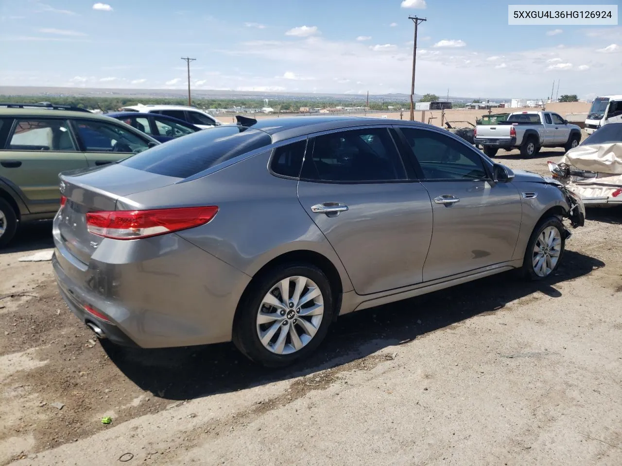 2017 Kia Optima Ex VIN: 5XXGU4L36HG126924 Lot: 68452724