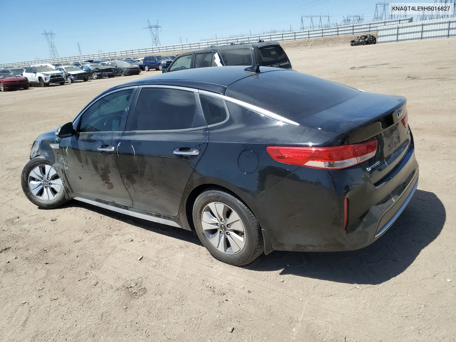 2017 Kia Optima Hybrid VIN: KNAGT4LE9H5016827 Lot: 68522884