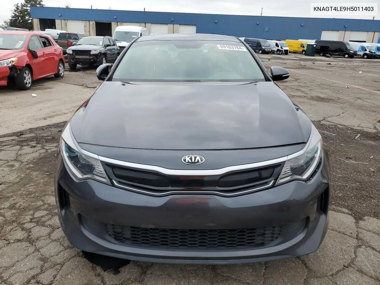 2017 Kia Optima Hybrid VIN: KNAGT4LE9H5011403 Lot: 69163784