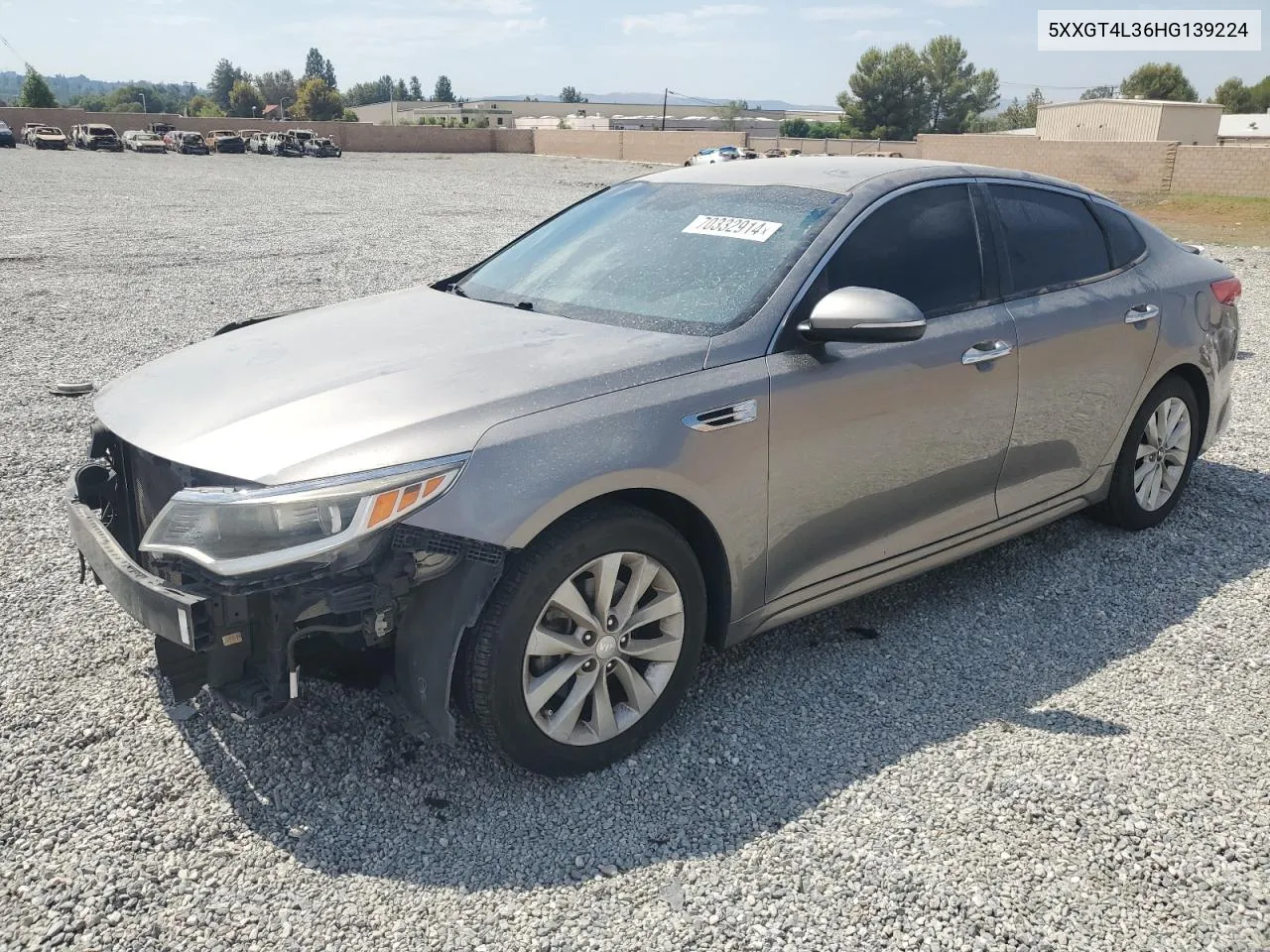 2017 Kia Optima Lx VIN: 5XXGT4L36HG139224 Lot: 70332914