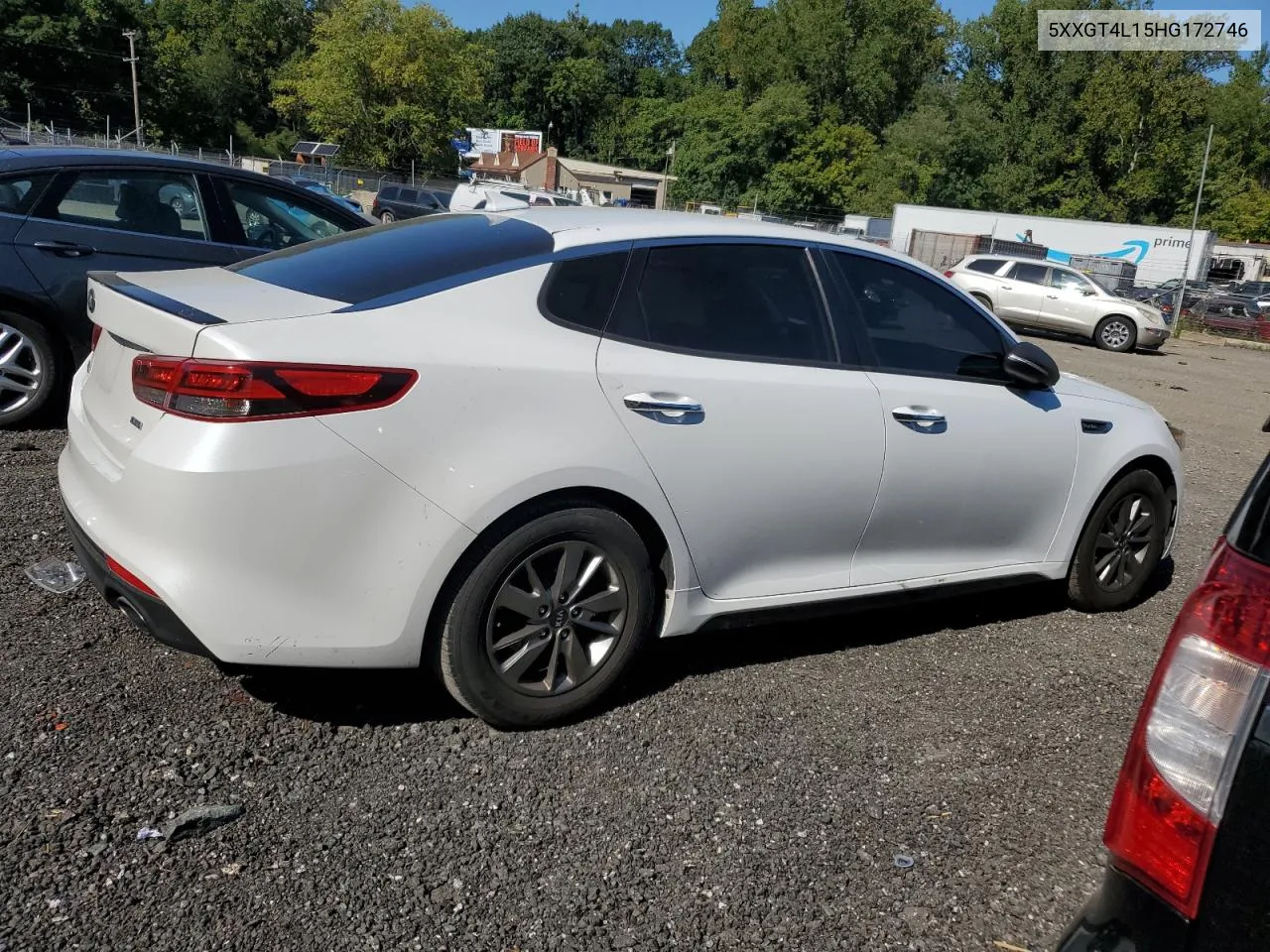 2017 Kia Optima Lx VIN: 5XXGT4L15HG172746 Lot: 70384874