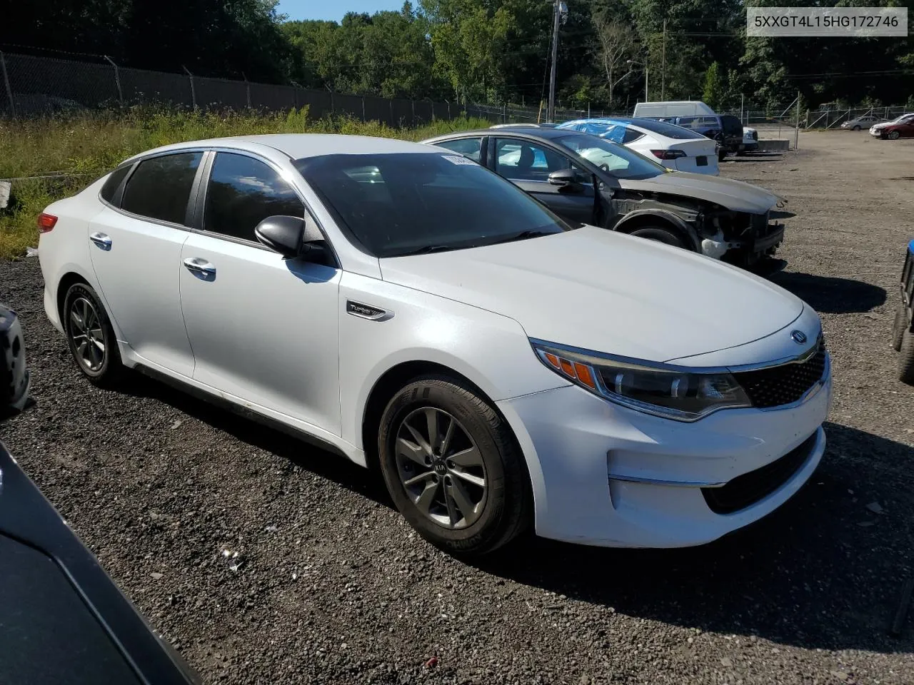 2017 Kia Optima Lx VIN: 5XXGT4L15HG172746 Lot: 70384874