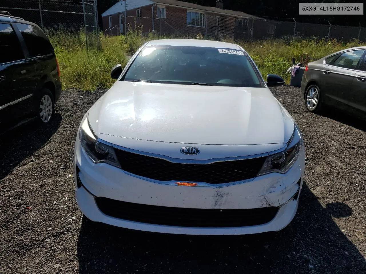 2017 Kia Optima Lx VIN: 5XXGT4L15HG172746 Lot: 70384874