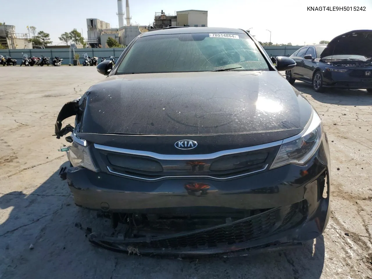 2017 Kia Optima Hybrid VIN: KNAGT4LE9H5015242 Lot: 70514864