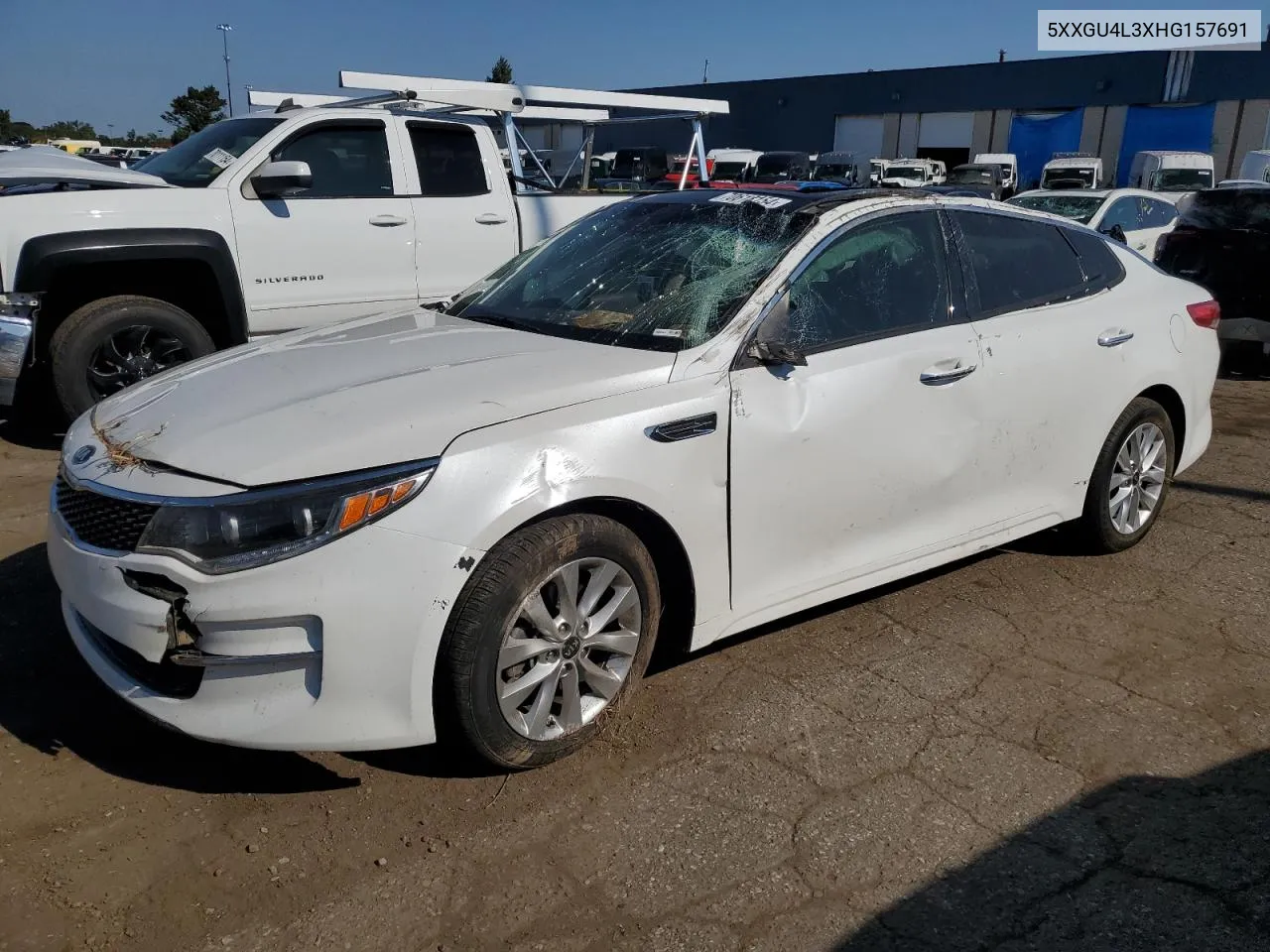 2017 Kia Optima Ex VIN: 5XXGU4L3XHG157691 Lot: 70618154