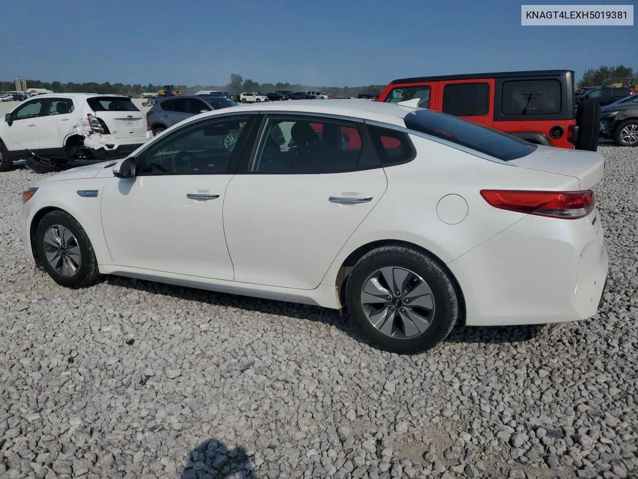 2017 Kia Optima Hybrid VIN: KNAGT4LEXH5019381 Lot: 70811544