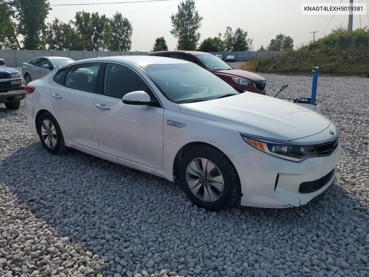 KNAGT4LEXH5019381 2017 Kia Optima Hybrid