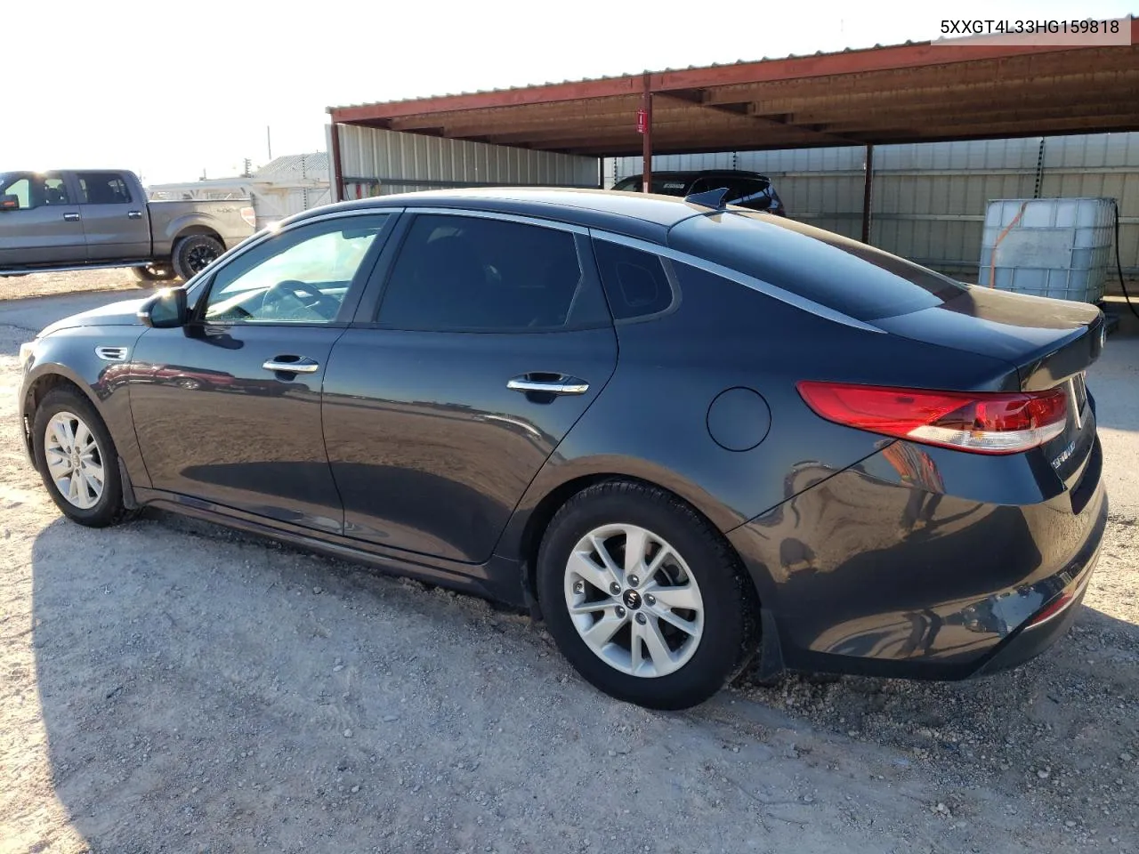 2017 Kia Optima Lx VIN: 5XXGT4L33HG159818 Lot: 70873324