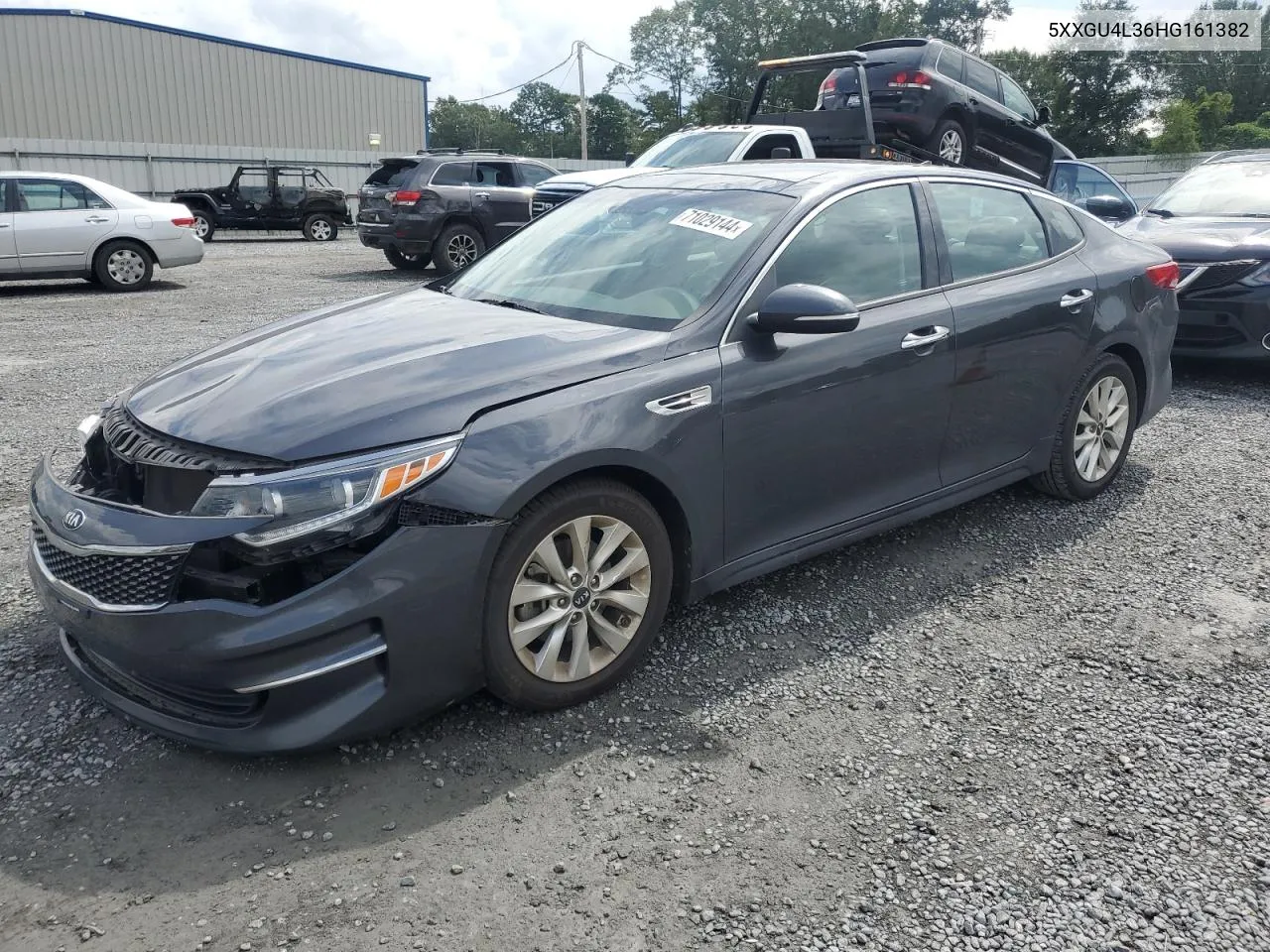 5XXGU4L36HG161382 2017 Kia Optima Ex