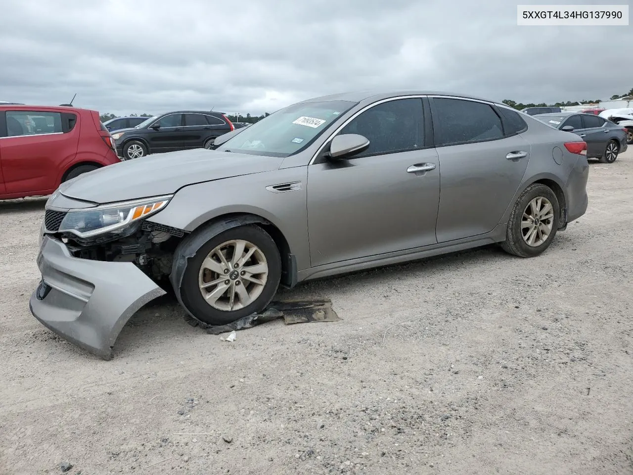 2017 Kia Optima Lx VIN: 5XXGT4L34HG137990 Lot: 71093524