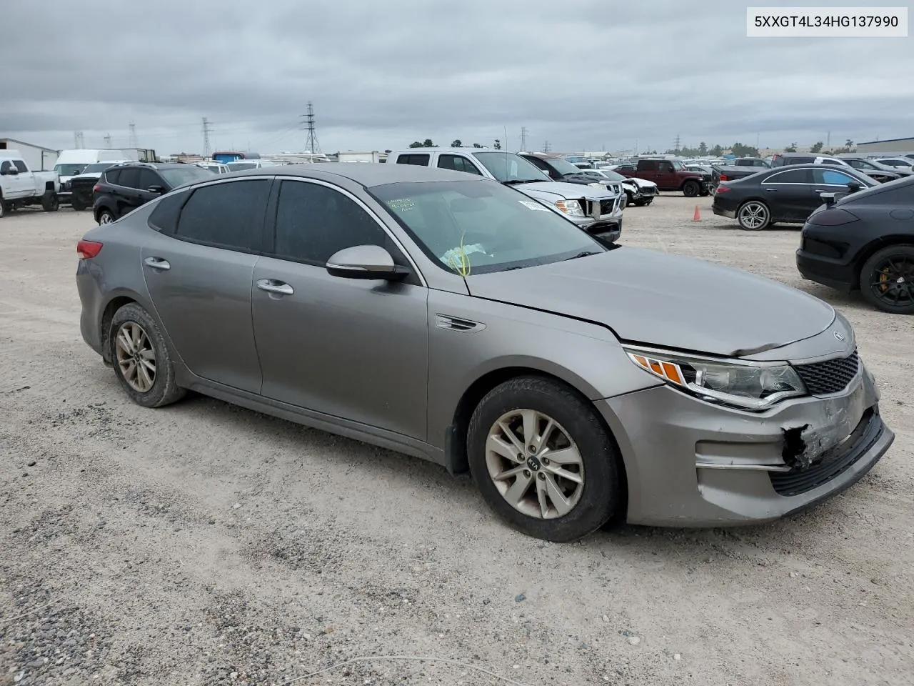 2017 Kia Optima Lx VIN: 5XXGT4L34HG137990 Lot: 71093524