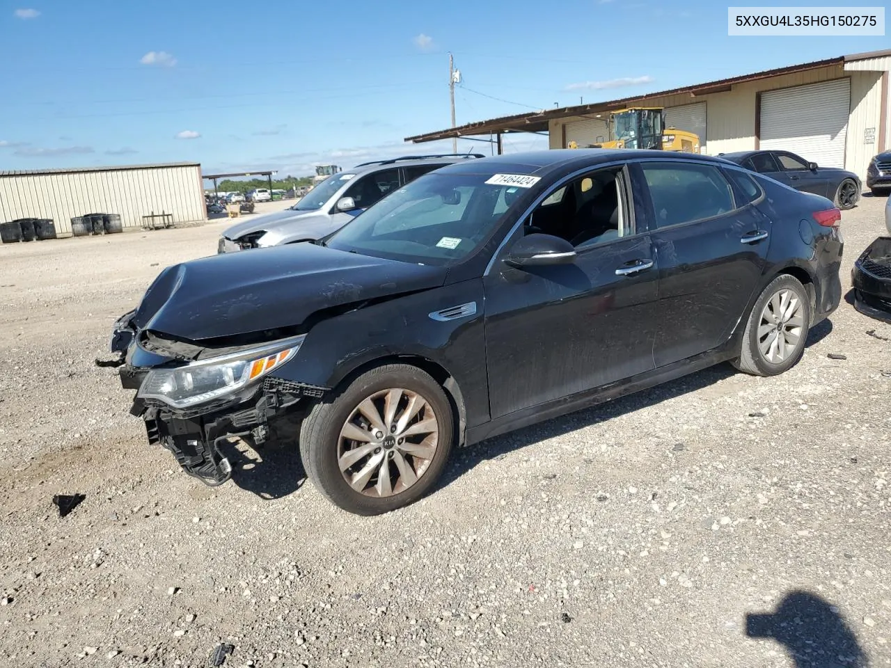 2017 Kia Optima Ex VIN: 5XXGU4L35HG150275 Lot: 71464424