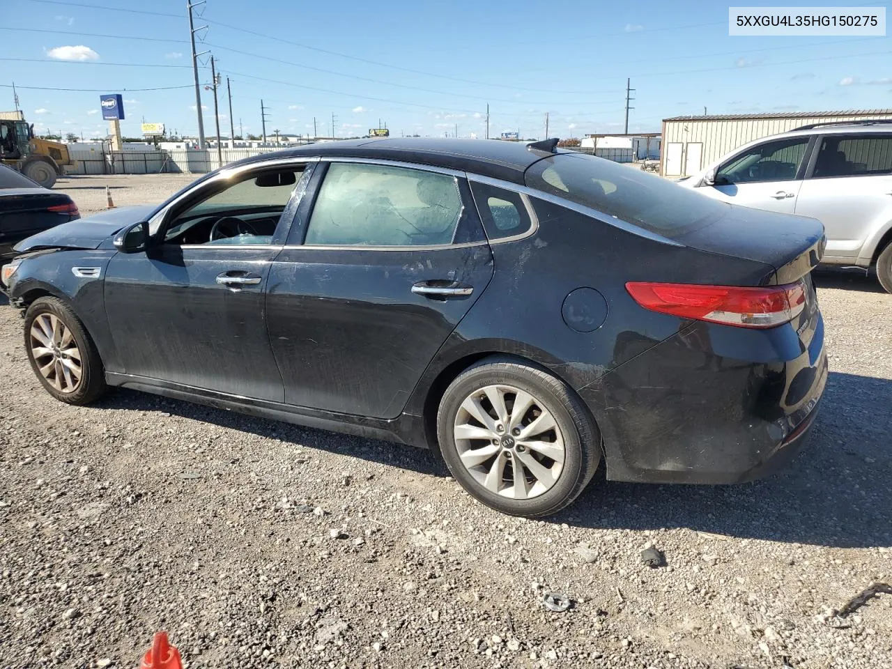 2017 Kia Optima Ex VIN: 5XXGU4L35HG150275 Lot: 71464424