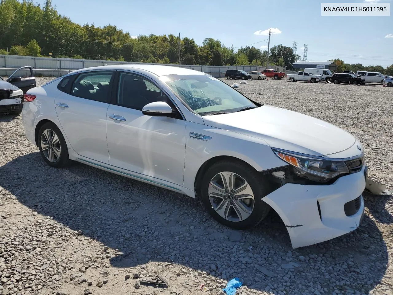 2017 Kia Optima Plug-In Hybrid VIN: KNAGV4LD1H5011395 Lot: 71647874