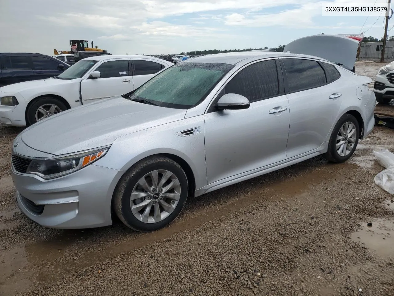 2017 Kia Optima Lx VIN: 5XXGT4L35HG138579 Lot: 71676864