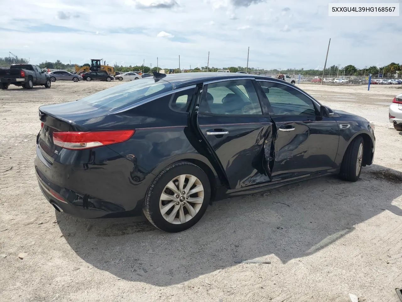 2017 Kia Optima Ex VIN: 5XXGU4L39HG168567 Lot: 71736104