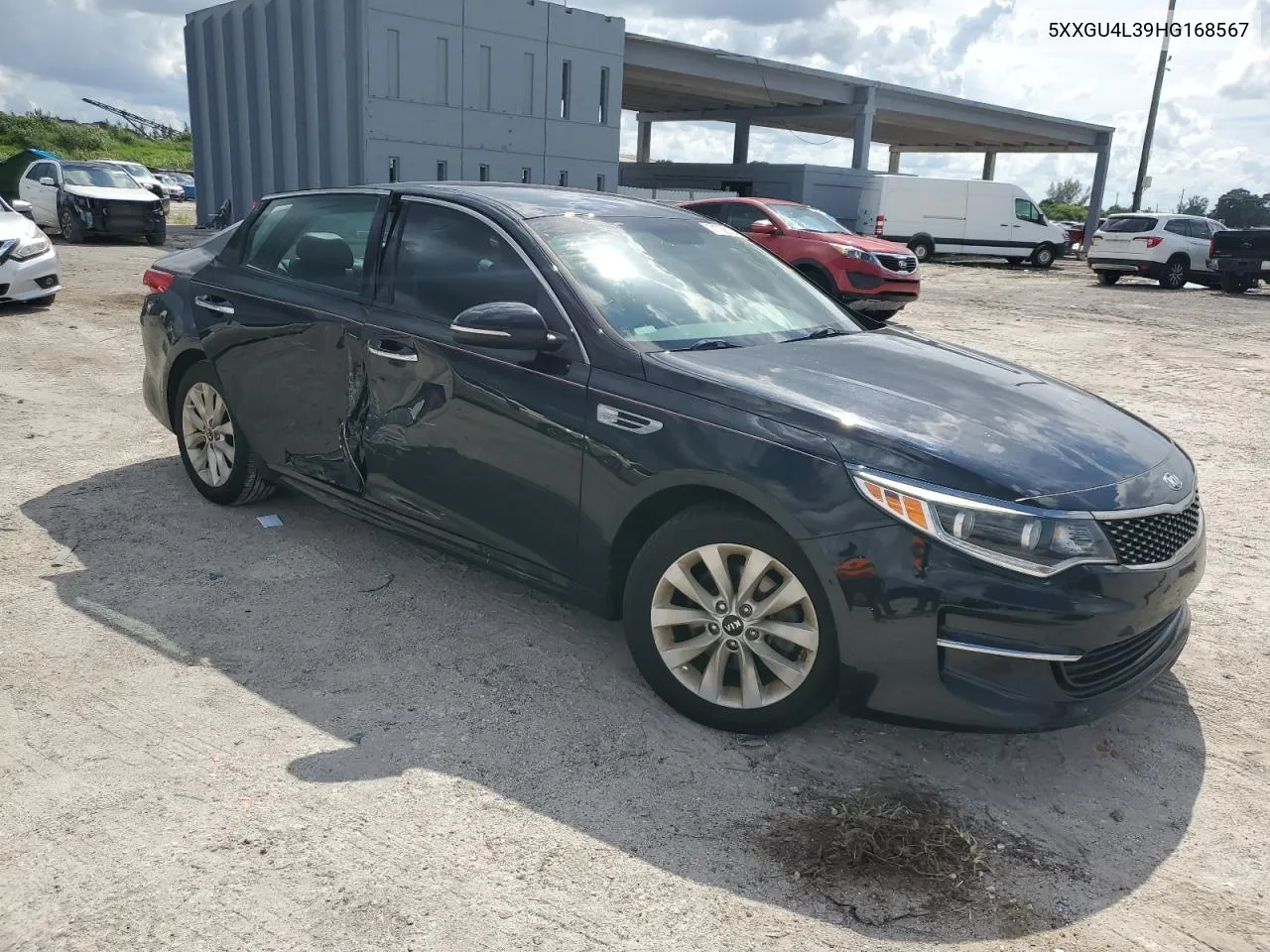 2017 Kia Optima Ex VIN: 5XXGU4L39HG168567 Lot: 71736104