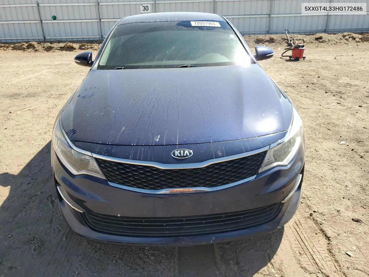 2017 Kia Optima Lx VIN: 5XXGT4L33HG172486 Lot: 72091984