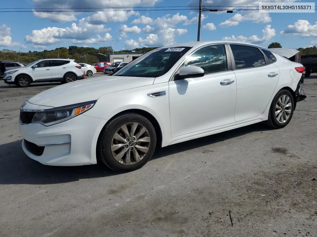 2017 Kia Optima Lx VIN: 5XXGT4L30HG155371 Lot: 72432474