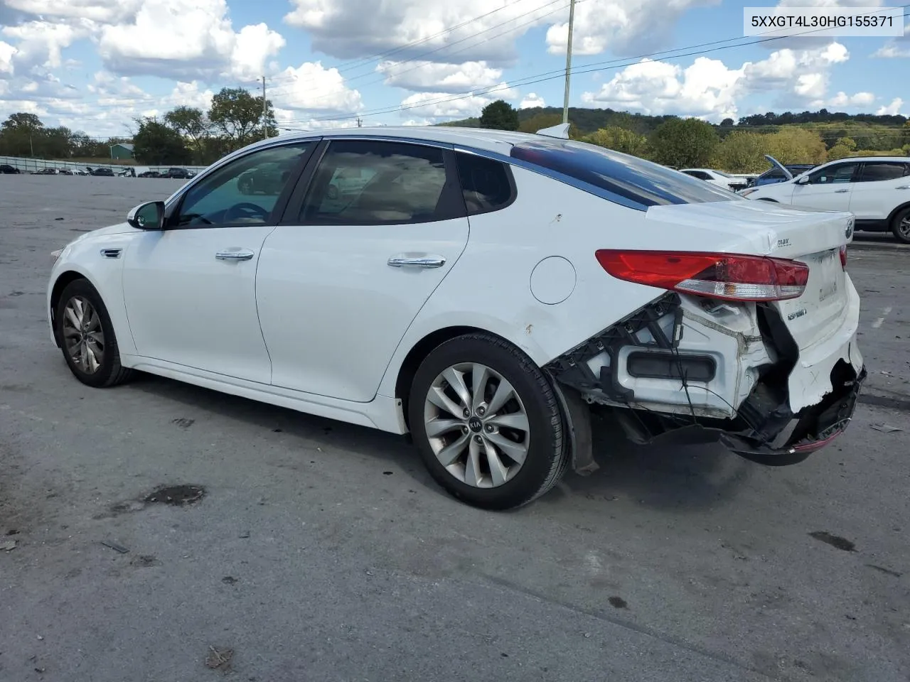 2017 Kia Optima Lx VIN: 5XXGT4L30HG155371 Lot: 72432474