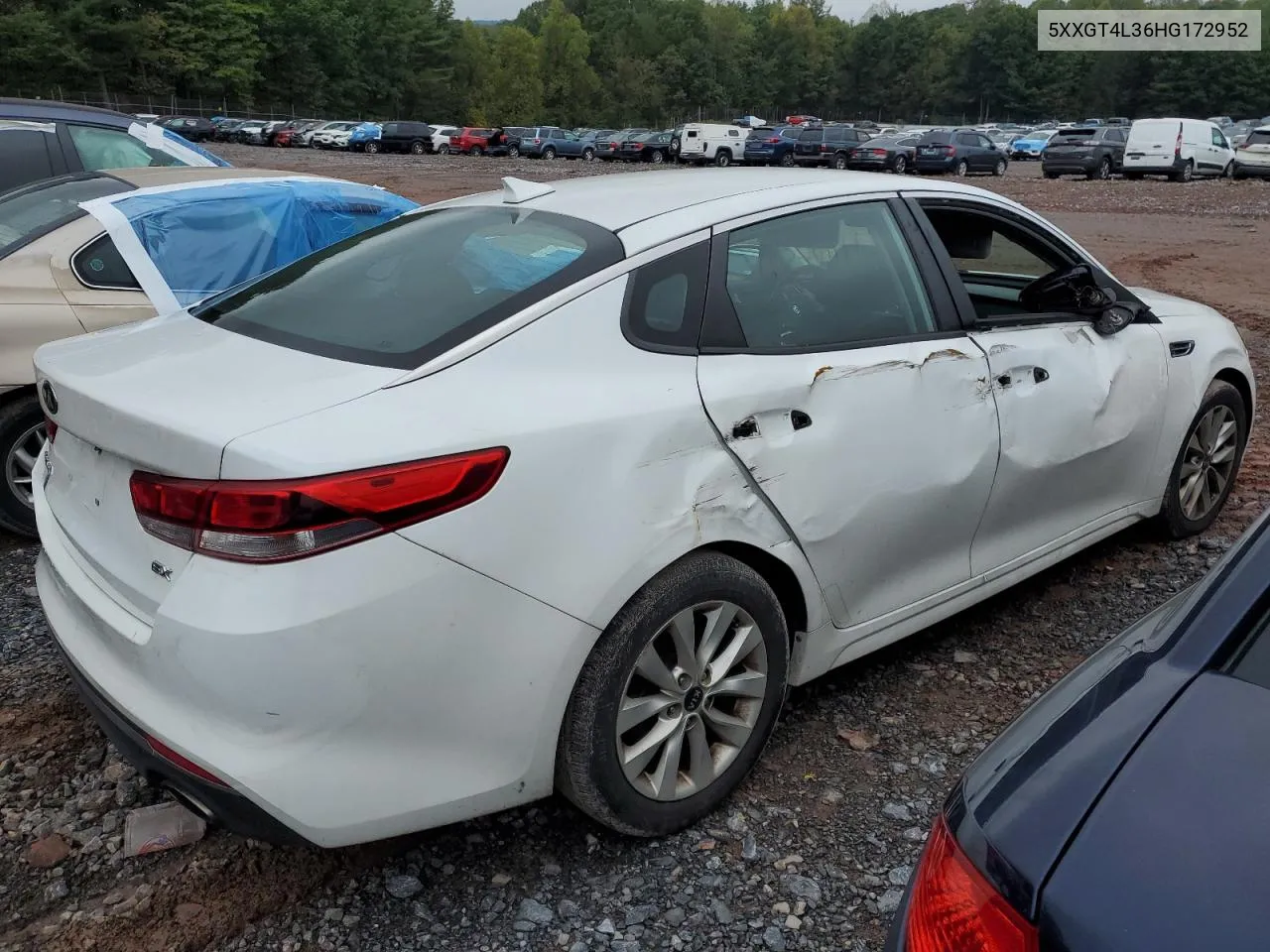 2017 Kia Optima Lx VIN: 5XXGT4L36HG172952 Lot: 72536714