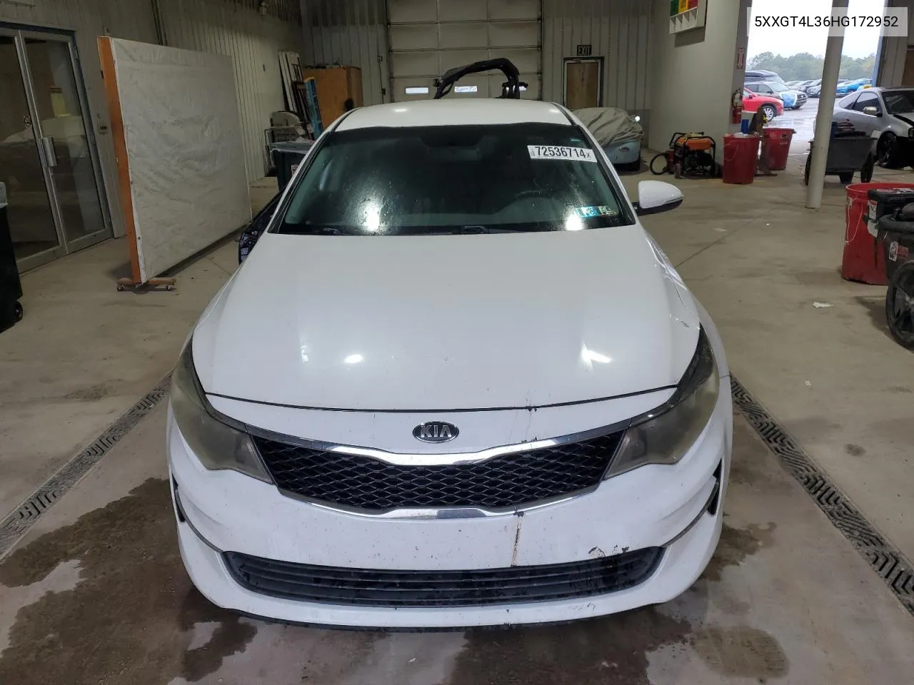 2017 Kia Optima Lx VIN: 5XXGT4L36HG172952 Lot: 72536714