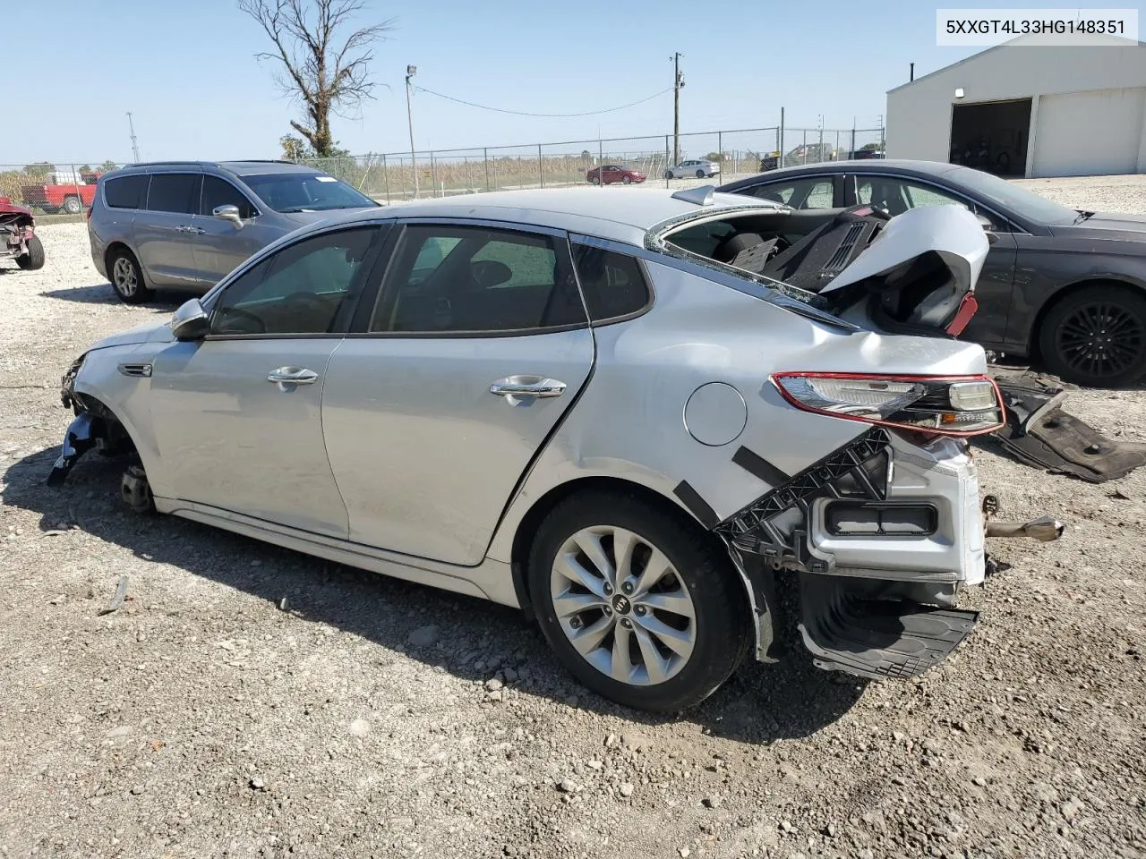 2017 Kia Optima Lx VIN: 5XXGT4L33HG148351 Lot: 72540144