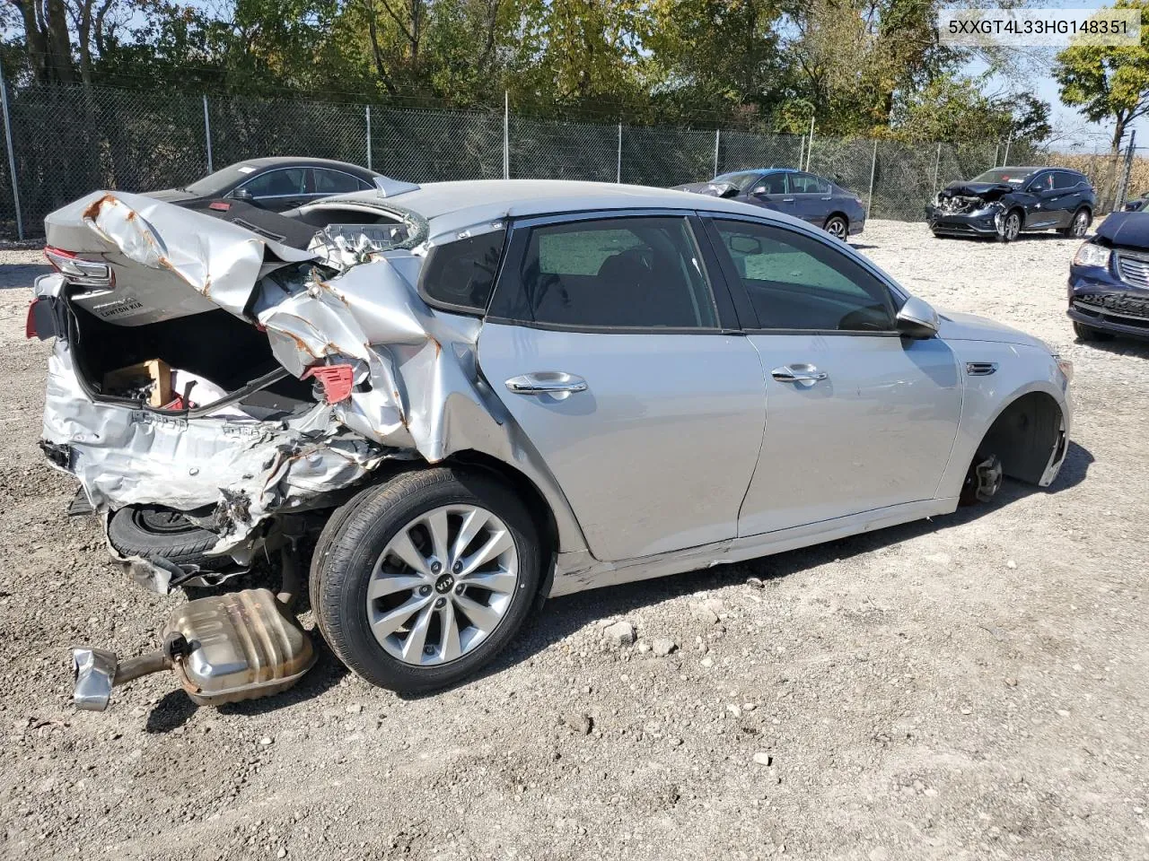 5XXGT4L33HG148351 2017 Kia Optima Lx