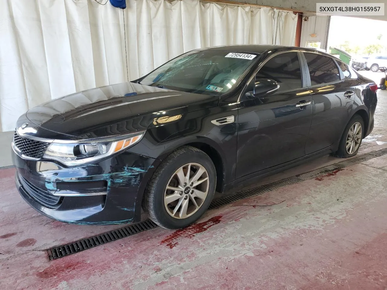 2017 Kia Optima Lx VIN: 5XXGT4L38HG155957 Lot: 72954134