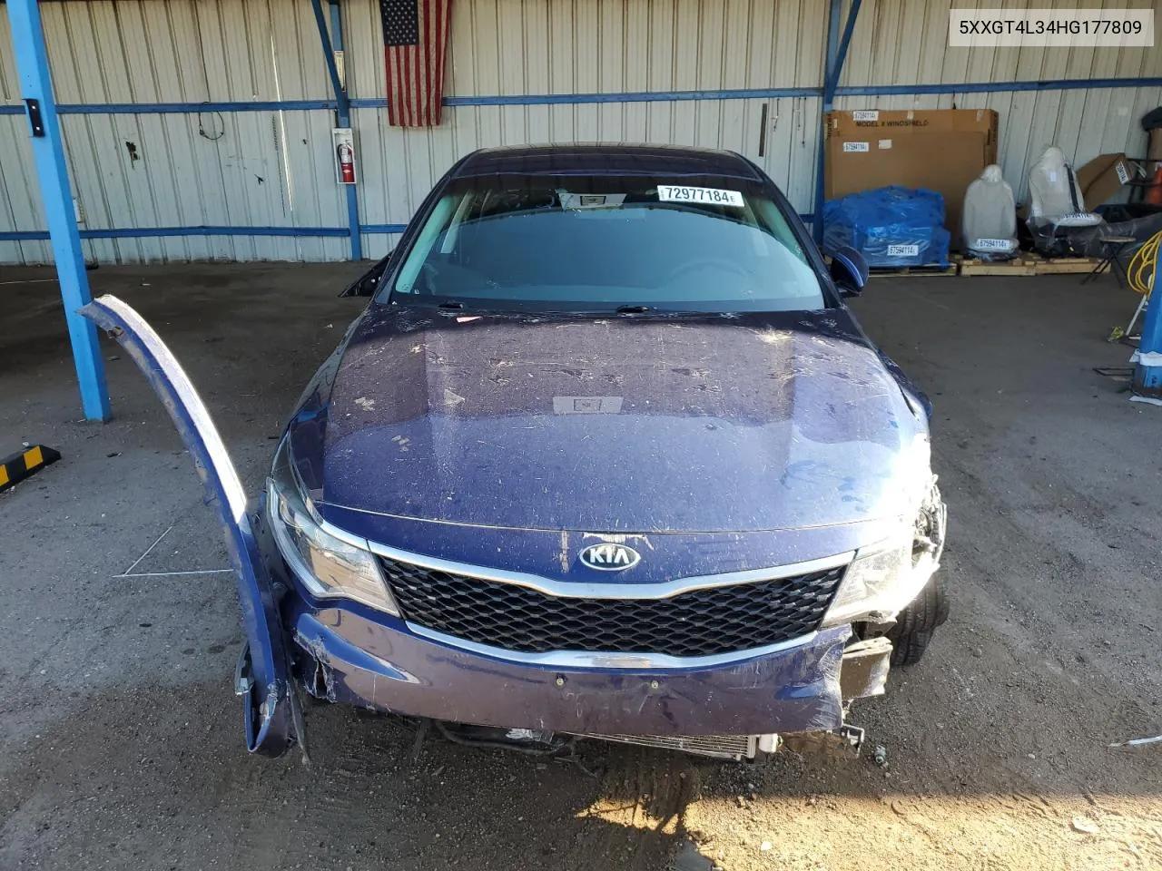 5XXGT4L34HG177809 2017 Kia Optima Lx