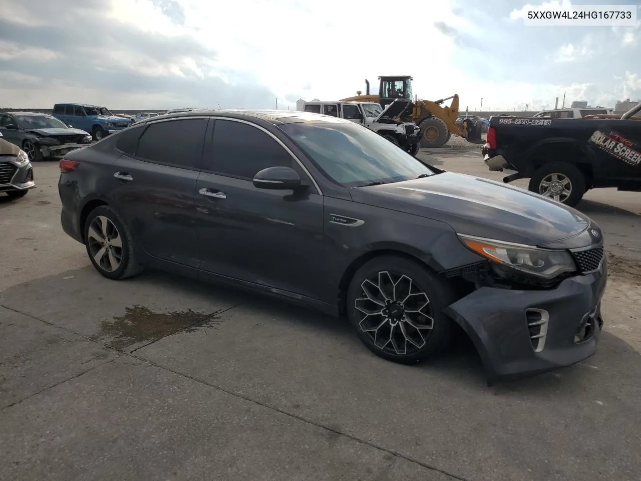 2017 Kia Optima Sx VIN: 5XXGW4L24HG167733 Lot: 73171894