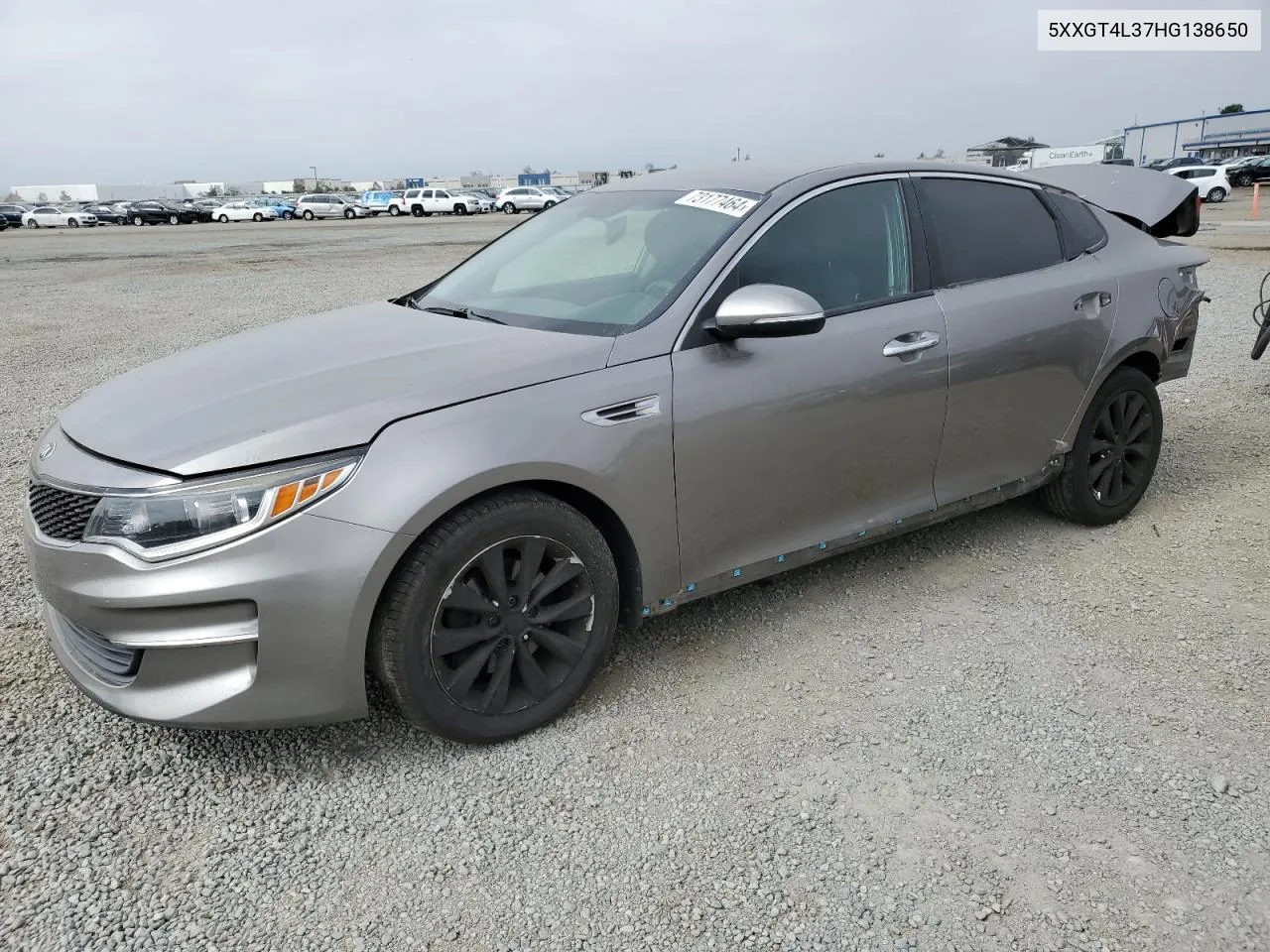 2017 Kia Optima Lx VIN: 5XXGT4L37HG138650 Lot: 73177464