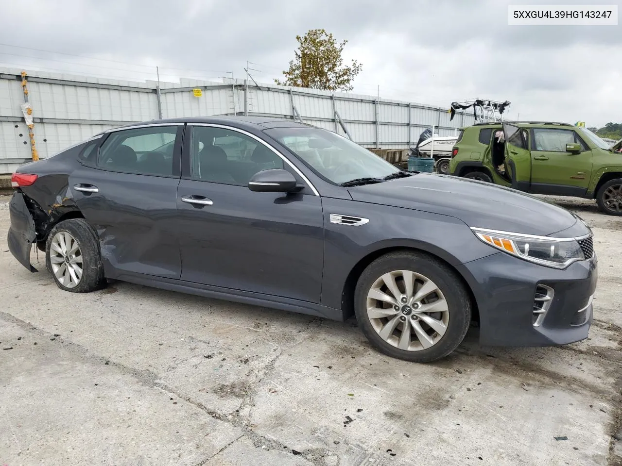 2017 Kia Optima Ex VIN: 5XXGU4L39HG143247 Lot: 73414434