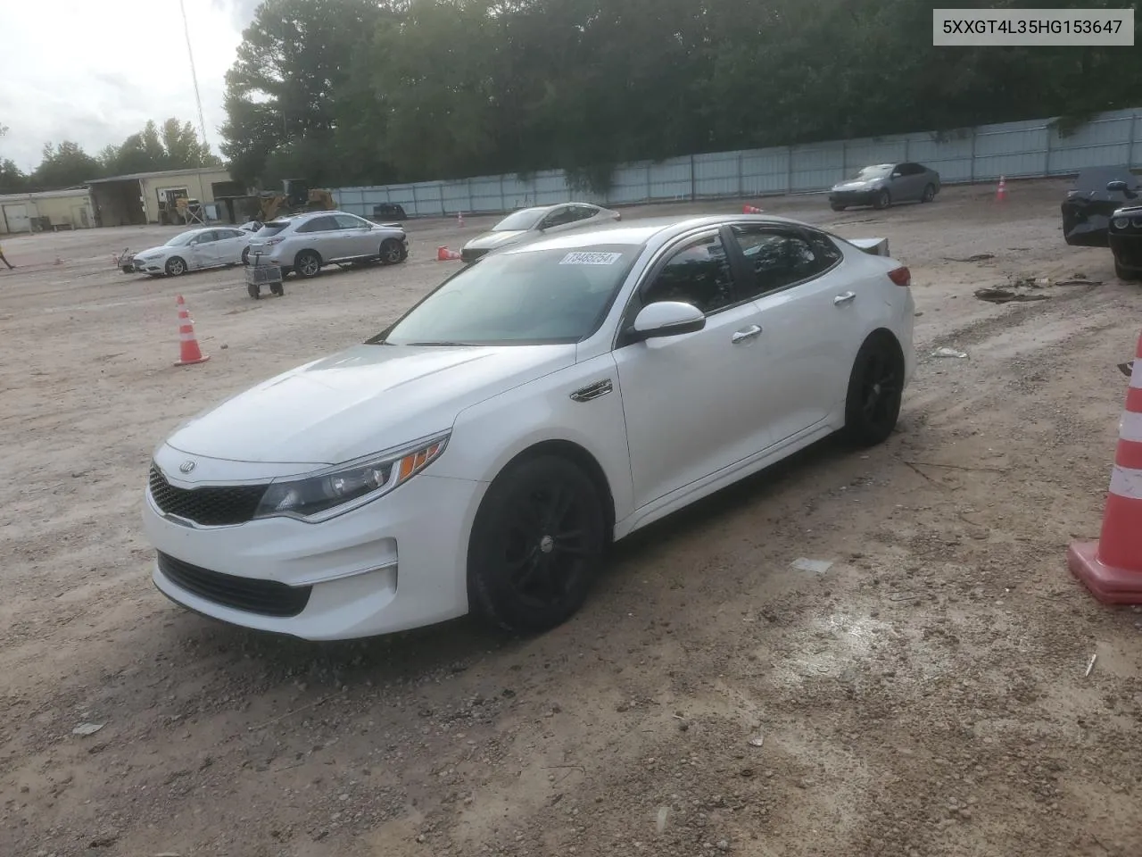 2017 Kia Optima Lx VIN: 5XXGT4L35HG153647 Lot: 73485254