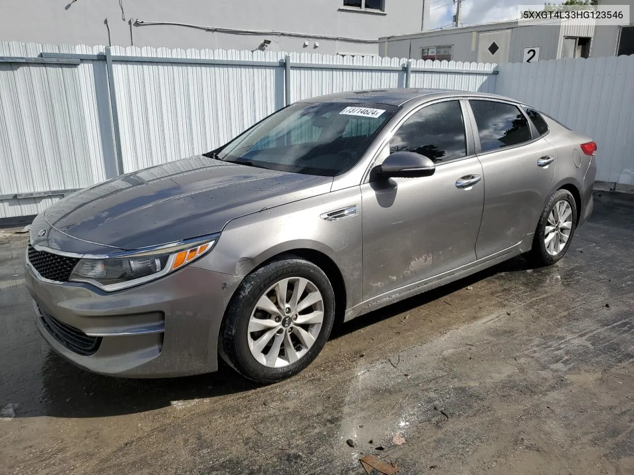 5XXGT4L33HG123546 2017 Kia Optima Lx