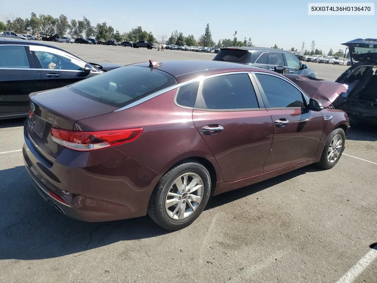 5XXGT4L36HG136470 2017 Kia Optima Lx