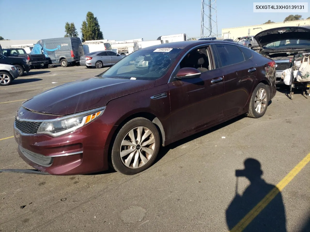 5XXGT4L3XHG139131 2017 Kia Optima Lx