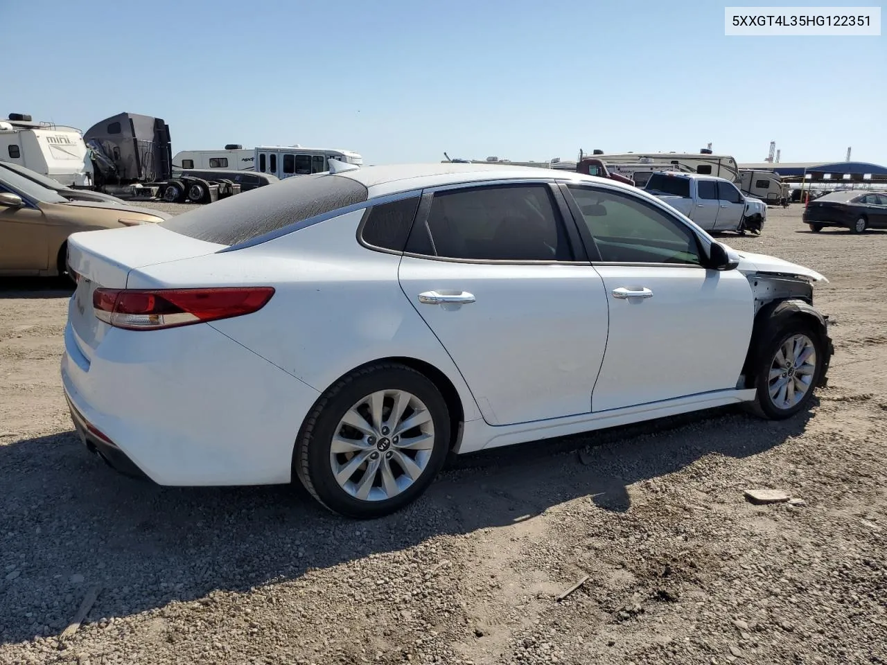 2017 Kia Optima Lx VIN: 5XXGT4L35HG122351 Lot: 73935984