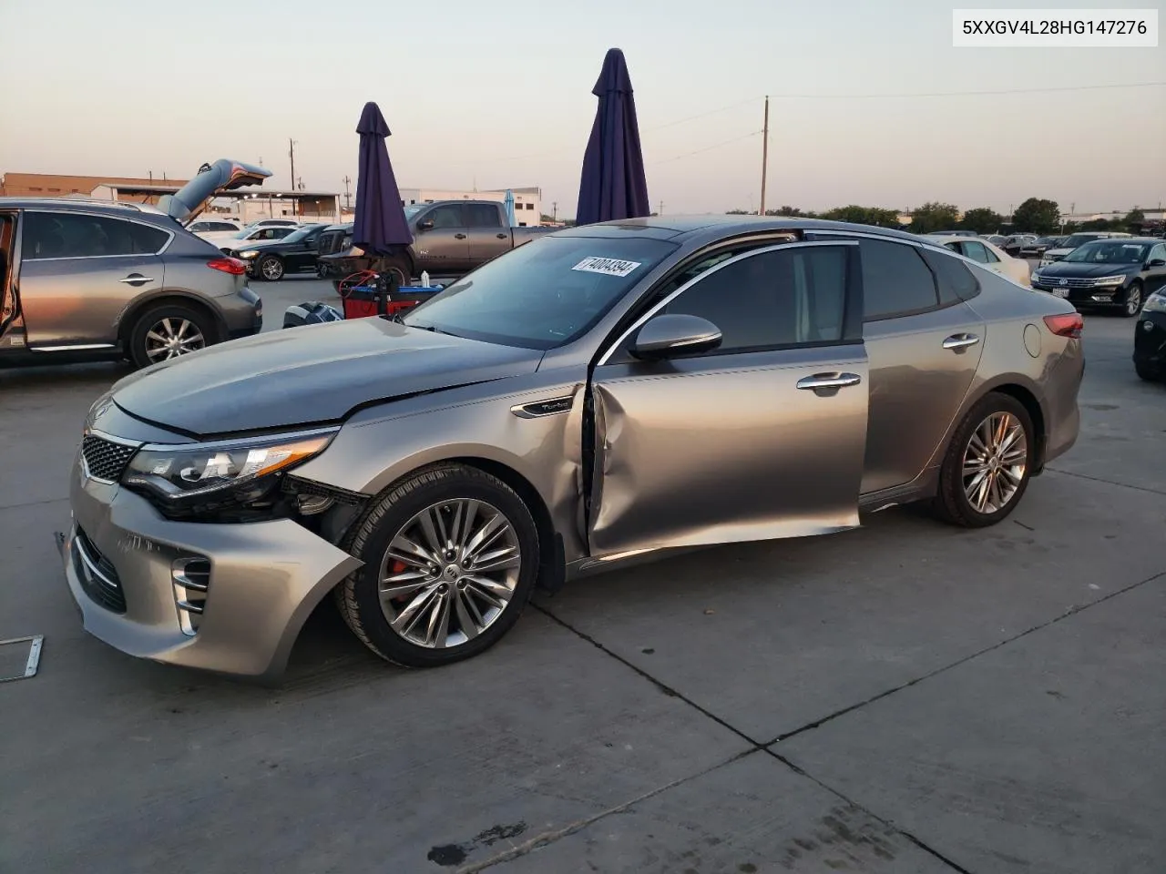 5XXGV4L28HG147276 2017 Kia Optima Sxl